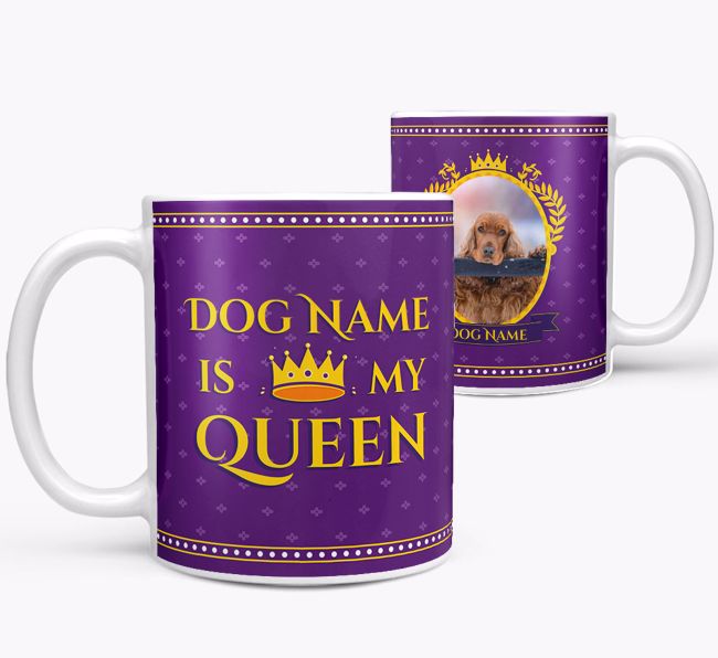 My Queen: Personalised {breedFullName} Photo Upload Mug